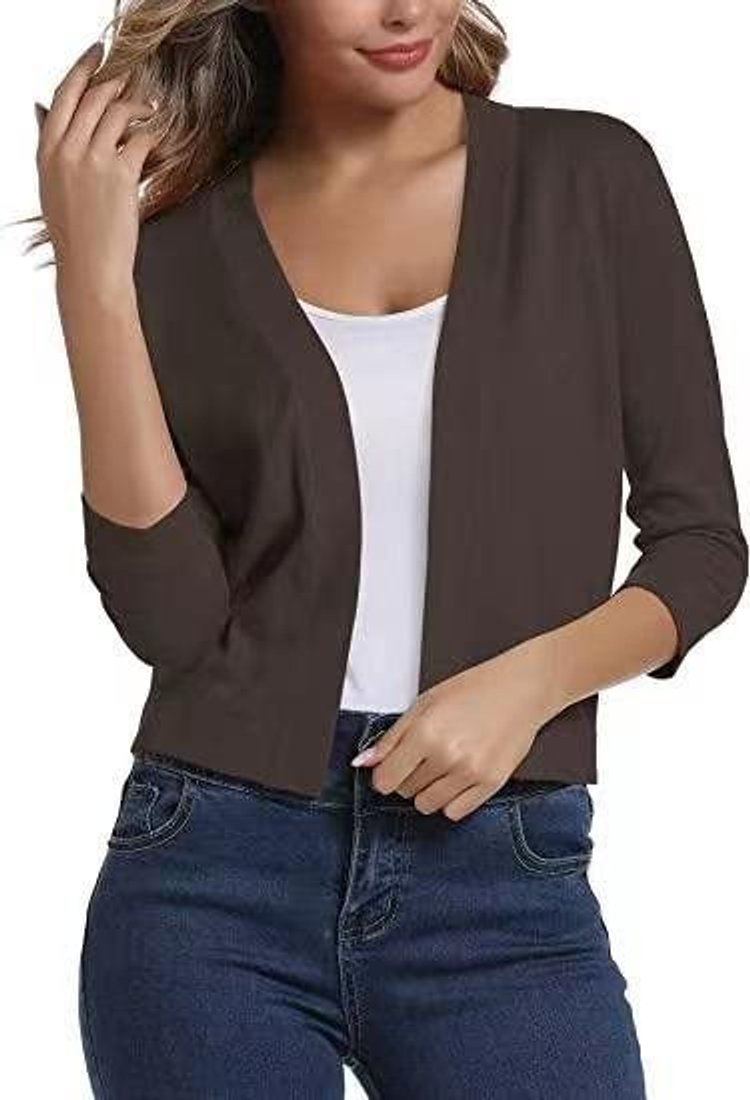Katharina | Cardigan ouvert pour femmes avec manches 3/4