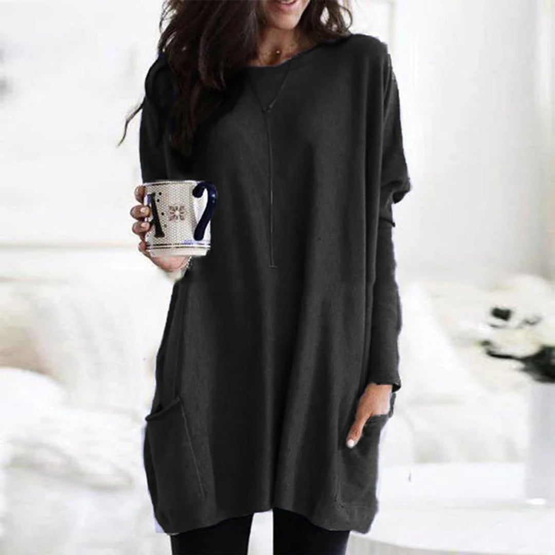 Luisa | Tunique Pull Oversized à Manches Longues pour Femmes avec Poches