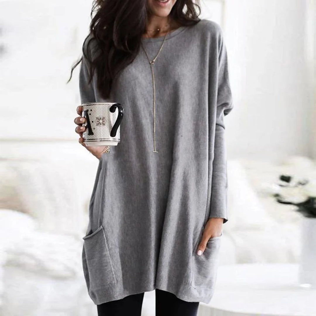 Luisa | Tunique Pull Oversized à Manches Longues pour Femmes avec Poches