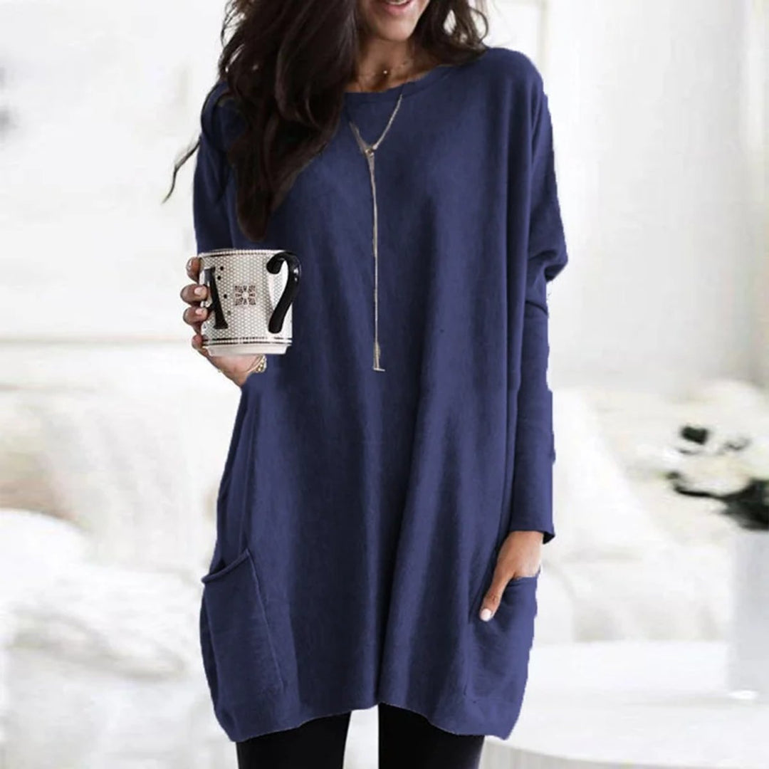 Luisa | Tunique Pull Oversized à Manches Longues pour Femmes avec Poches