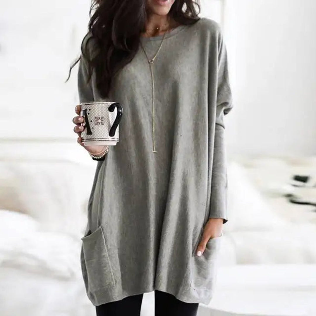 Luisa | Tunique Pull Oversized à Manches Longues pour Femmes avec Poches