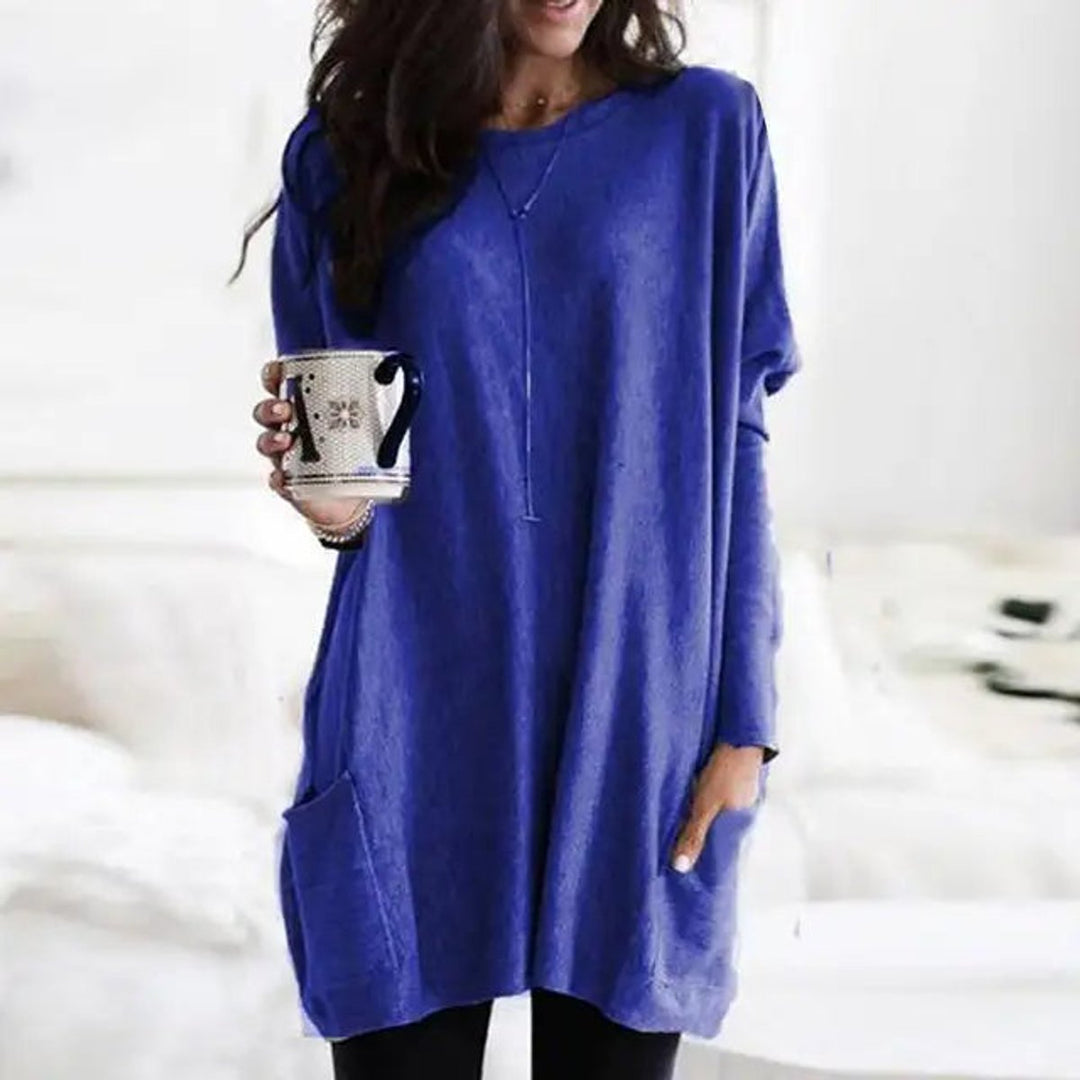 Luisa | Tunique Pull Oversized à Manches Longues pour Femmes avec Poches
