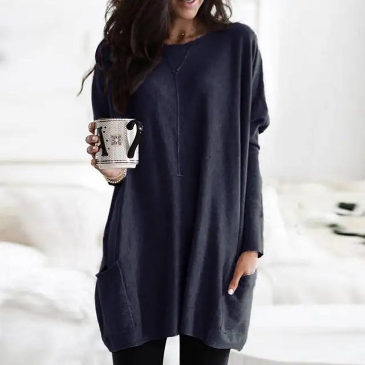 Luisa | Tunique Pull Oversized à Manches Longues pour Femmes avec Poches