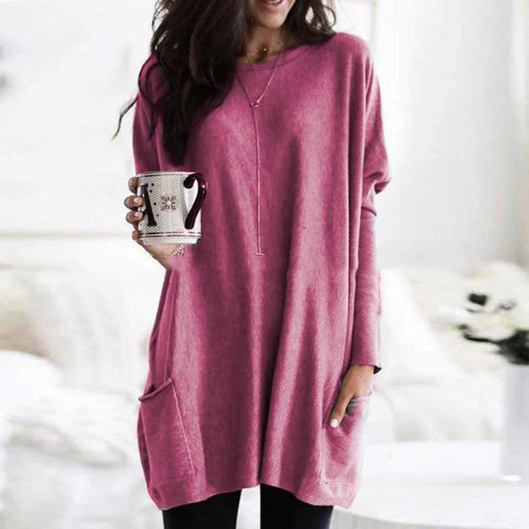 Luisa | Tunique Pull Oversized à Manches Longues pour Femmes avec Poches
