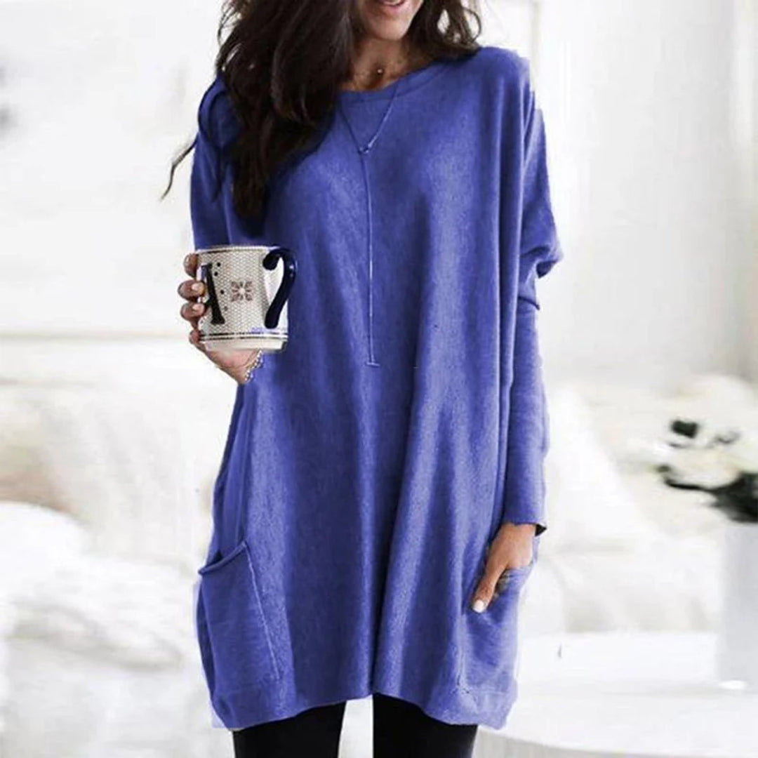 Luisa | Tunique Pull Oversized à Manches Longues pour Femmes avec Poches