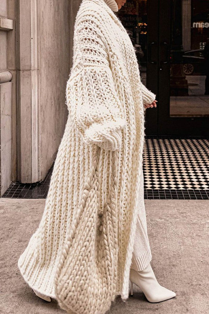Hannah | Cardigan long oversized en tricot pour femmes