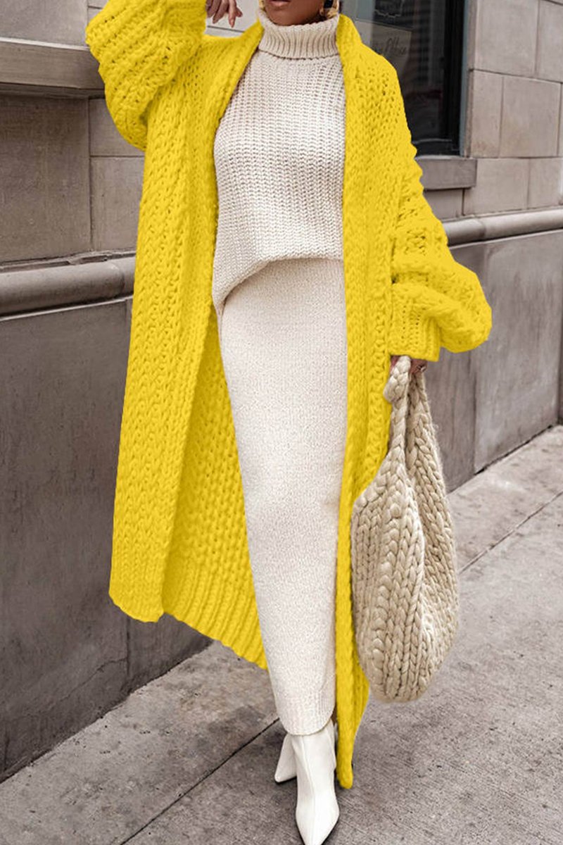 Hannah | Cardigan long oversized en tricot pour femmes