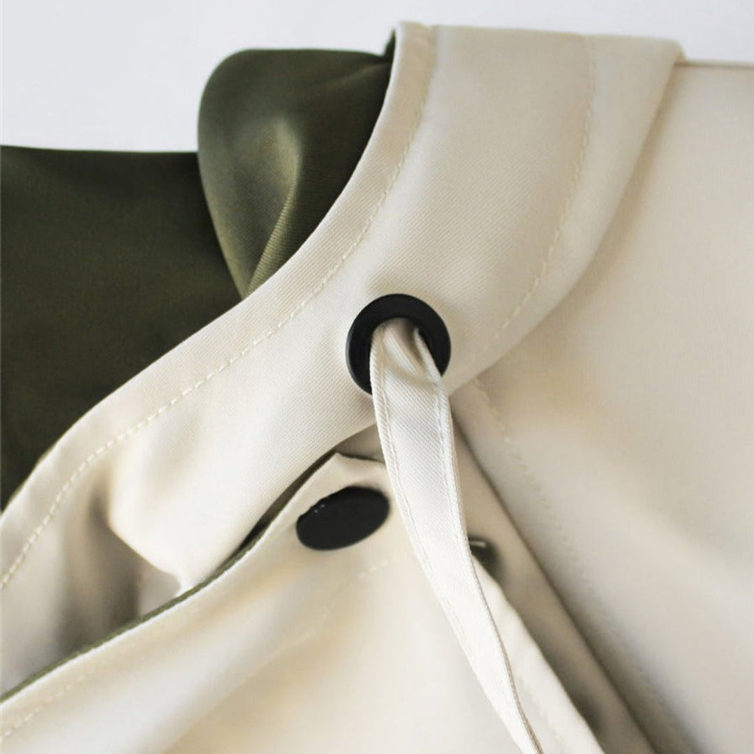 Hannah | Manteau Trench Oversize Femme Imperméable à Col Double