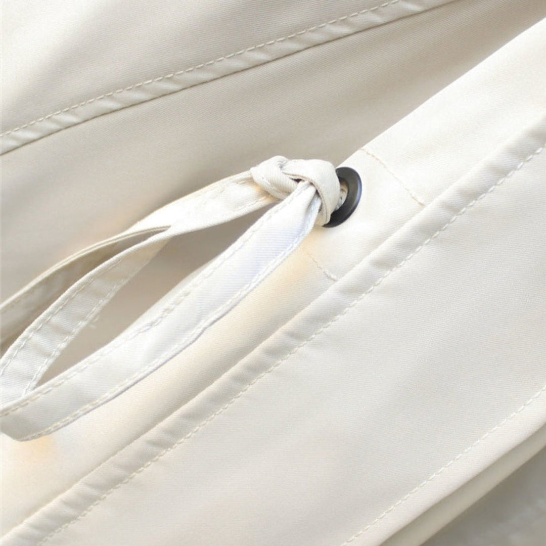 Hannah | Manteau Trench Oversize Femme Imperméable à Col Double