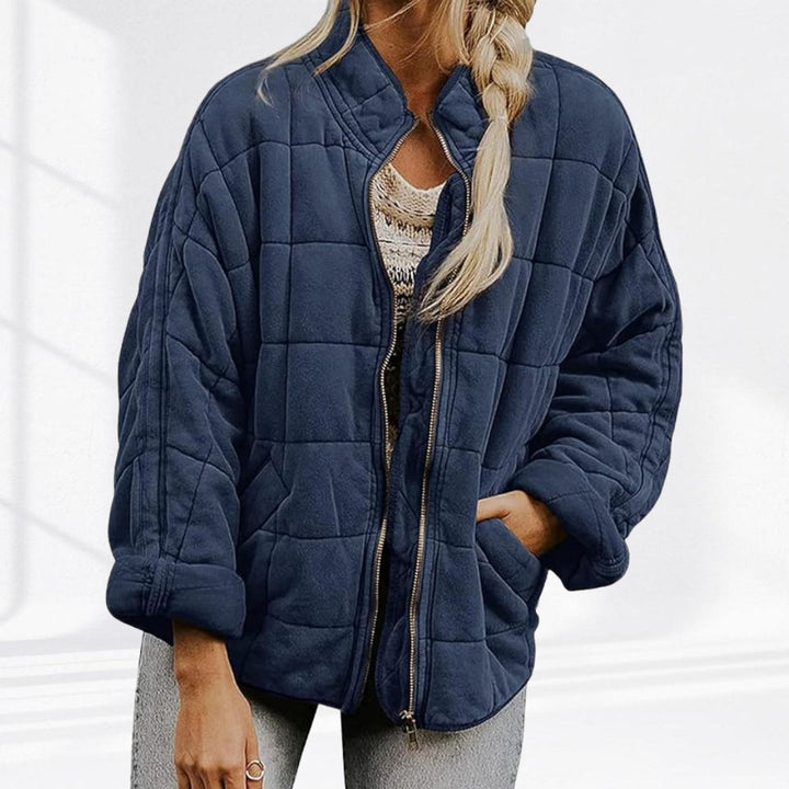 Nora | Veste matelassée pour femmes, légère, courte avec fermeture éclair