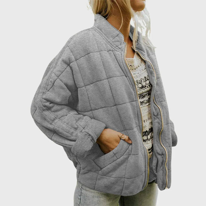Nora | Veste matelassée pour femmes, légère, courte avec fermeture éclair