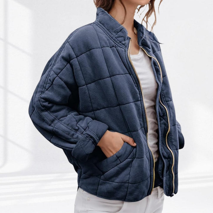 Nora | Veste matelassée pour femmes, légère, courte avec fermeture éclair