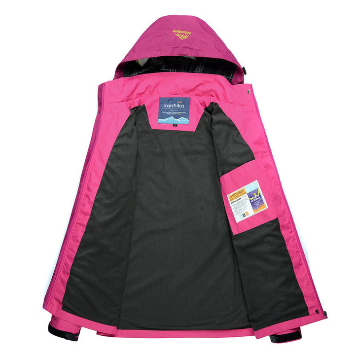 Hannah | Veste matelassée pour femmes, veste de randonnée imperméable légère avec capuche