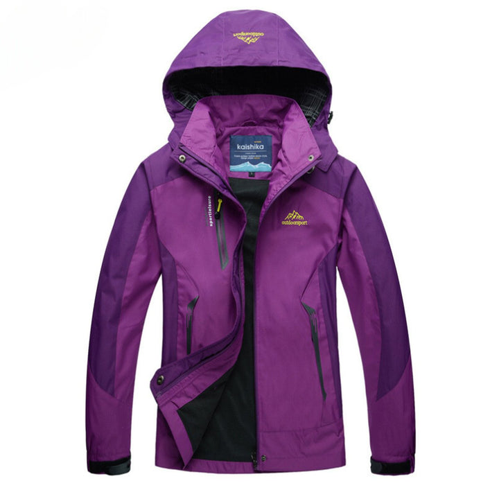 Hannah | Veste matelassée pour femmes, veste de randonnée imperméable légère avec capuche