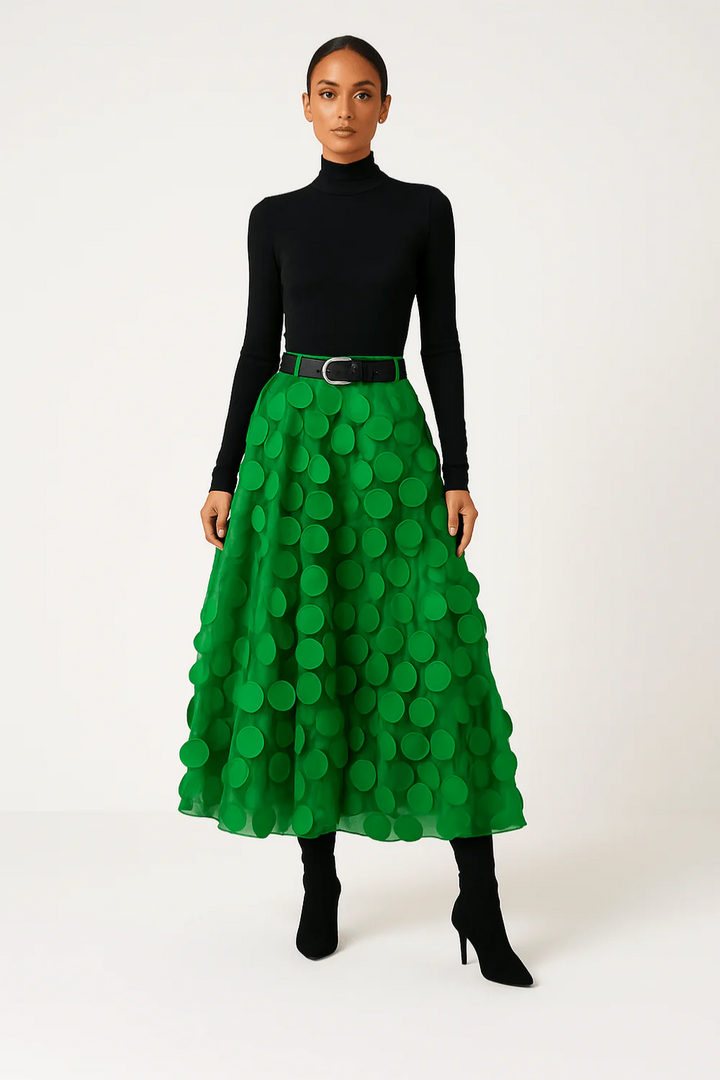Jupe midi vintage stylée pour femmes | Long