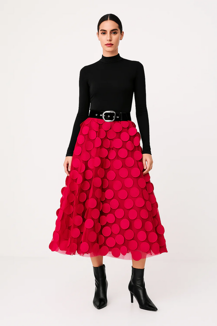 Jupe midi vintage stylée pour femmes | Long