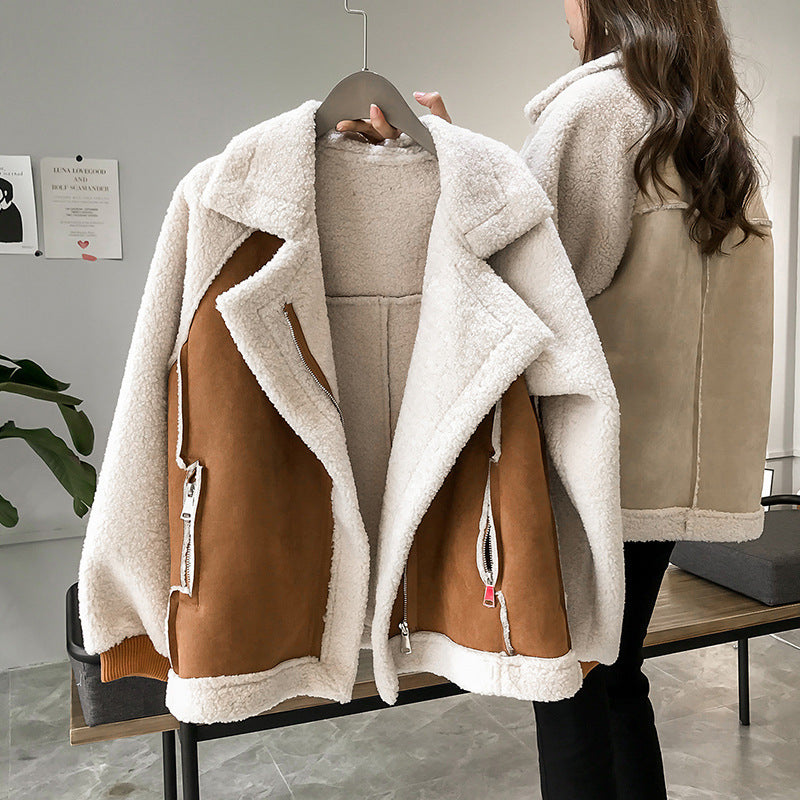 Manteau en Teddy élégant pour femmes | Taille oversize
