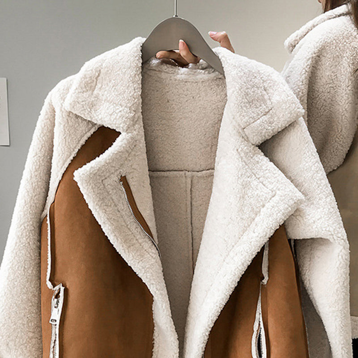 Manteau en Teddy élégant pour femmes | Taille oversize