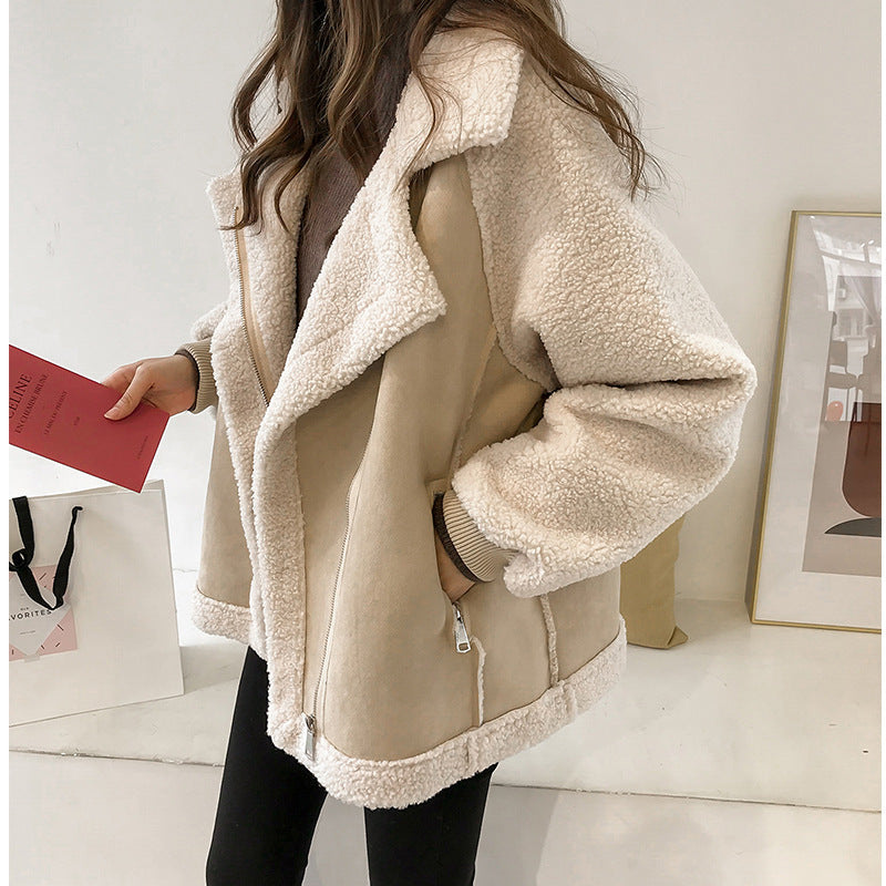 Manteau en Teddy élégant pour femmes | Taille oversize