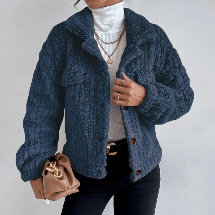 Manteau en Teddy pour femmes stylé | Court