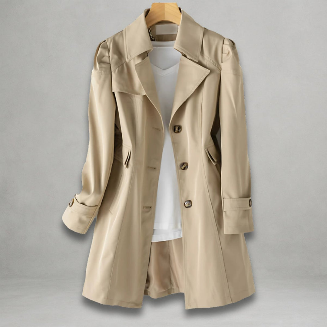 Katharina | Manteau trench élégant pour femmes en coton-nylon
