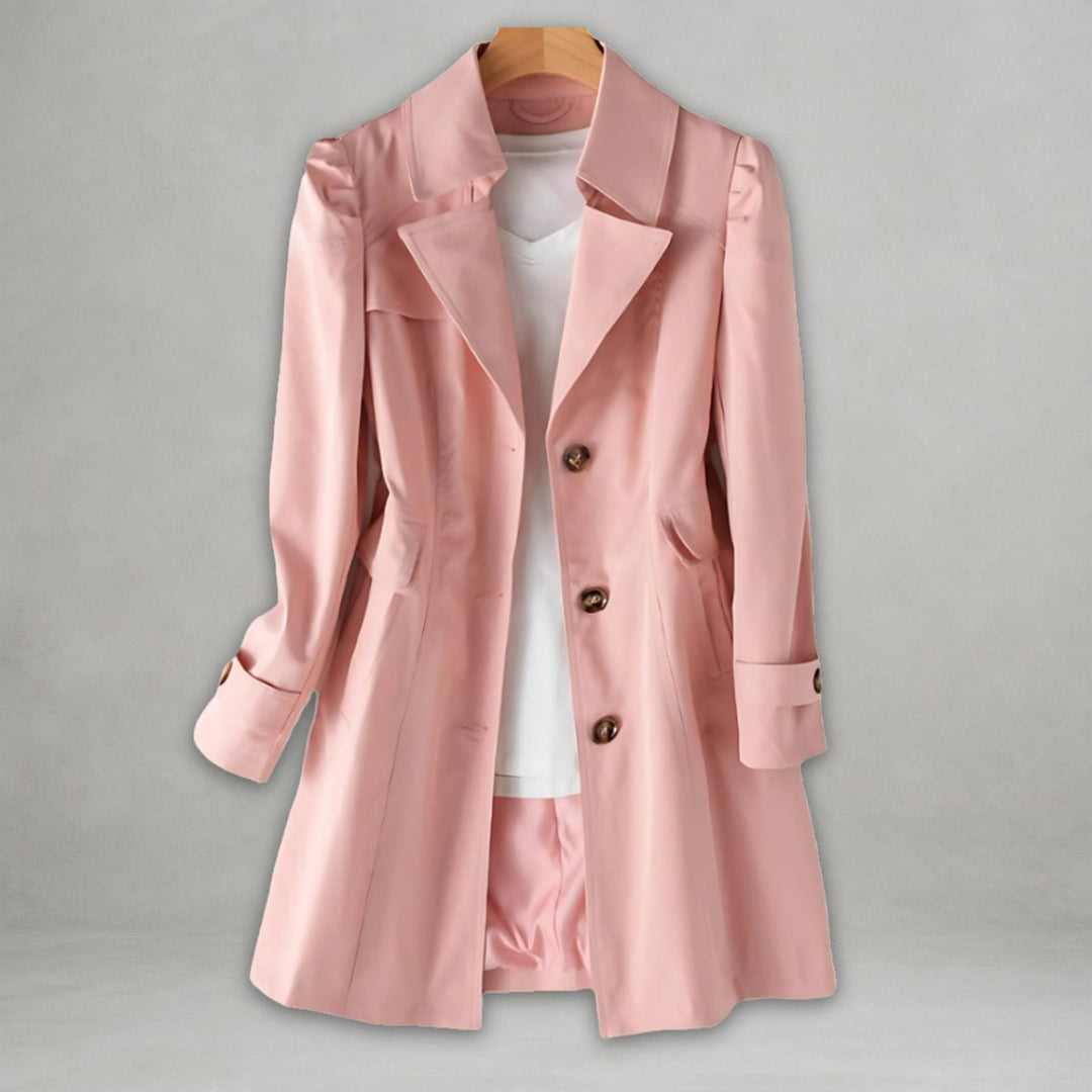 Katharina | Manteau trench élégant pour femmes en coton-nylon