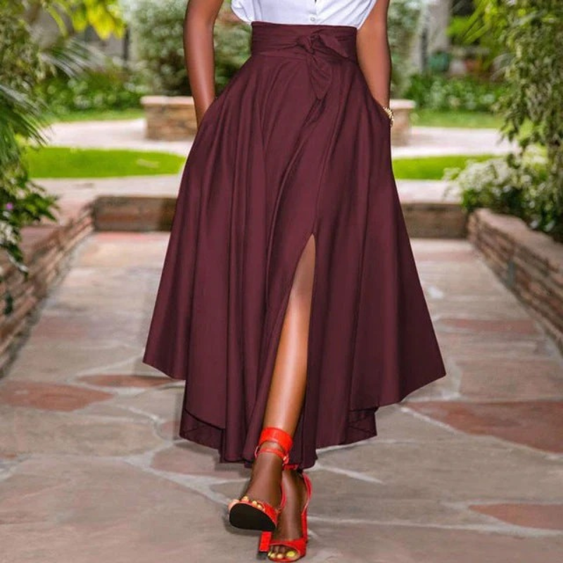 Jupe Maxi Élégante Vintage pour Femmes | Longue