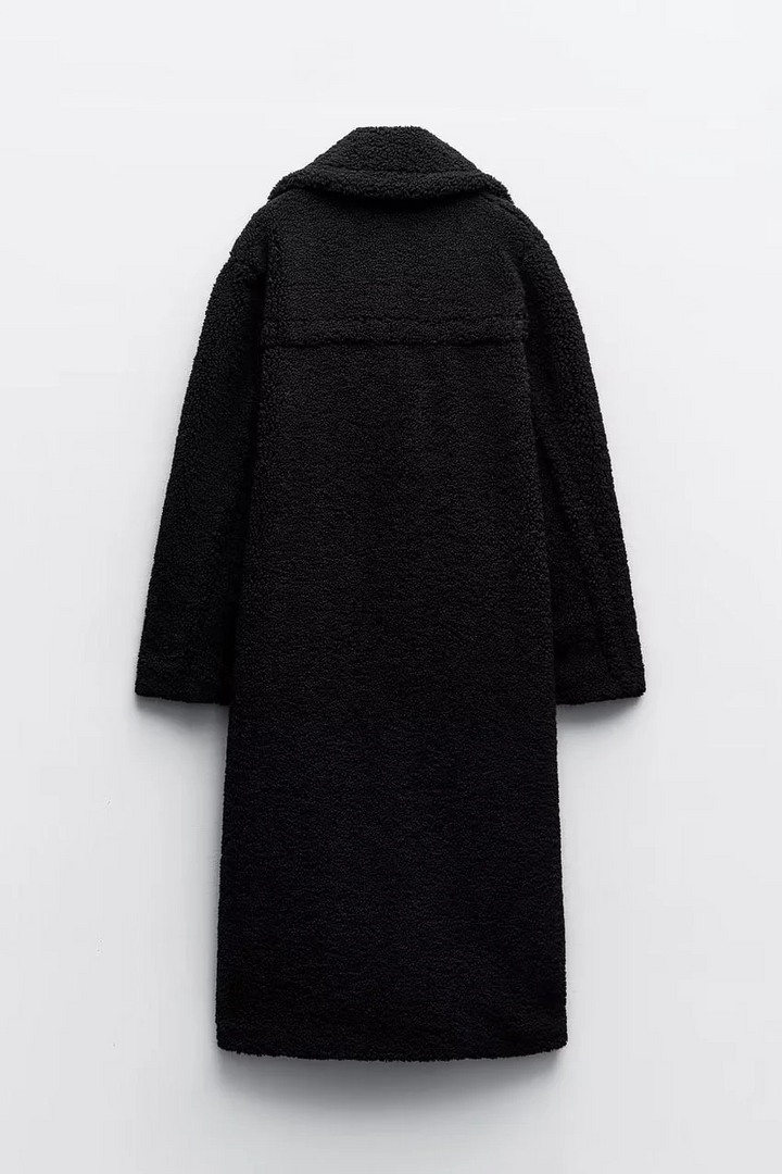 Manteau Long en Teddy pour Femmes