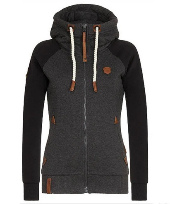 Hoodie chaud pour femmes | Fermeture éclair