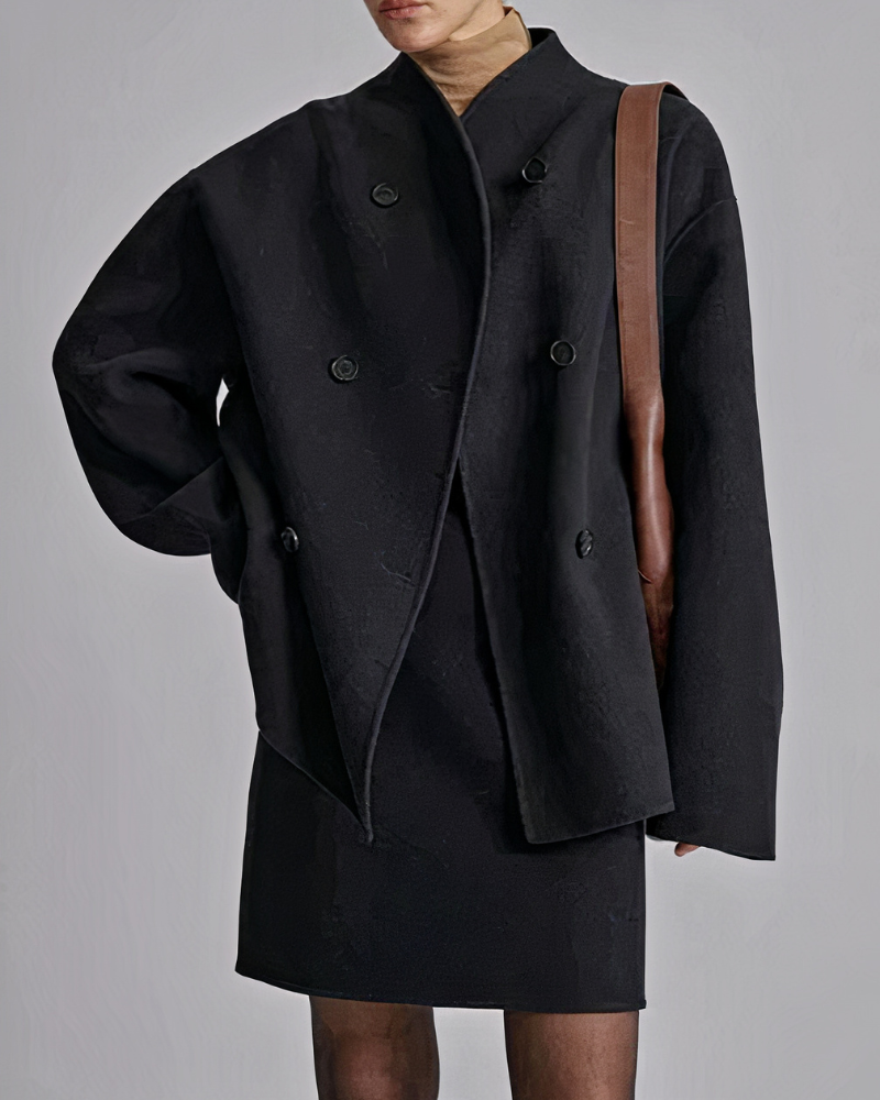 Manteau double boutonnage intemporel pour femmes | Automne