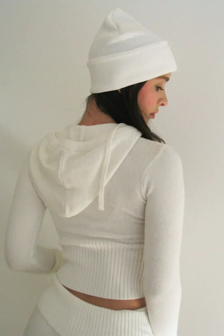 Ensemble de sweat à capuche zippé et de pantalon pour femmes