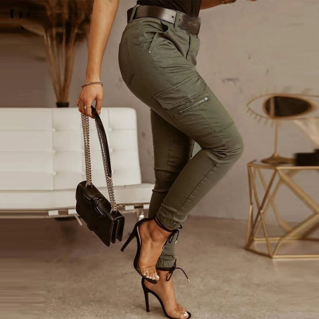 MAYLORA - Jean cargo tendance pour femmes