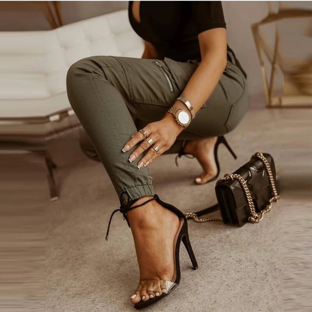 MAYLORA - Jean cargo tendance pour femmes