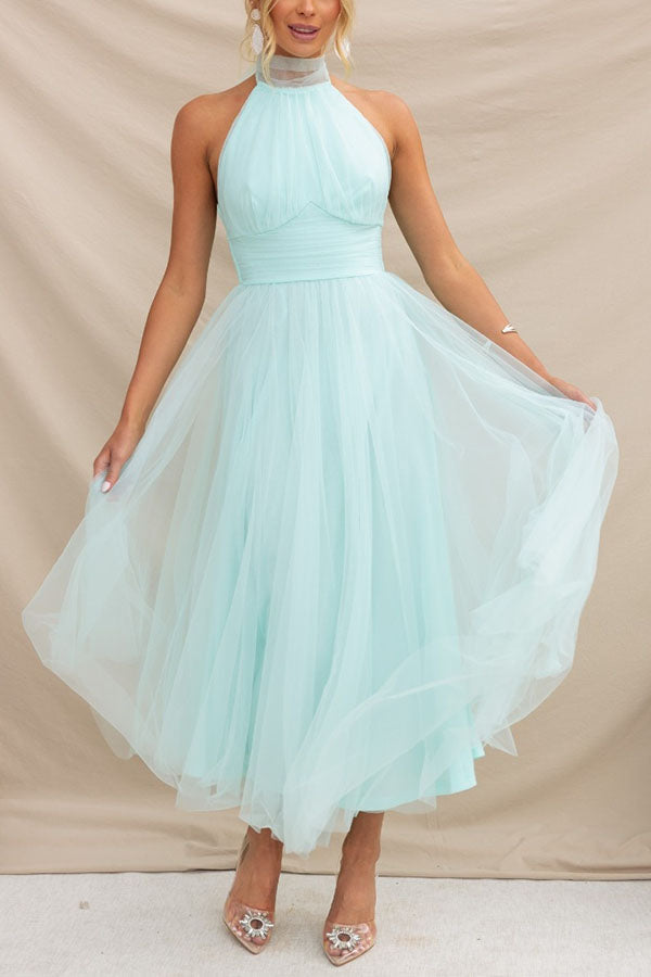 Jael - Robe de soirée en tulle élégante en A