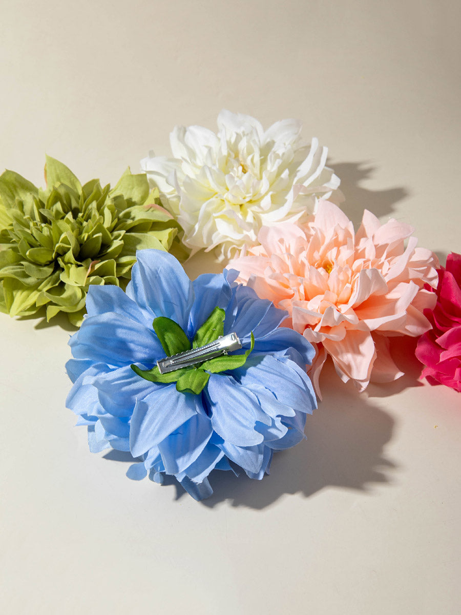 Pinces à cheveux à fleurs en 3D