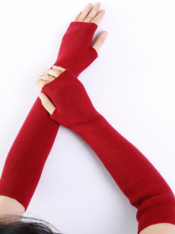 Accessoires de manches tricotés 7 couleurs