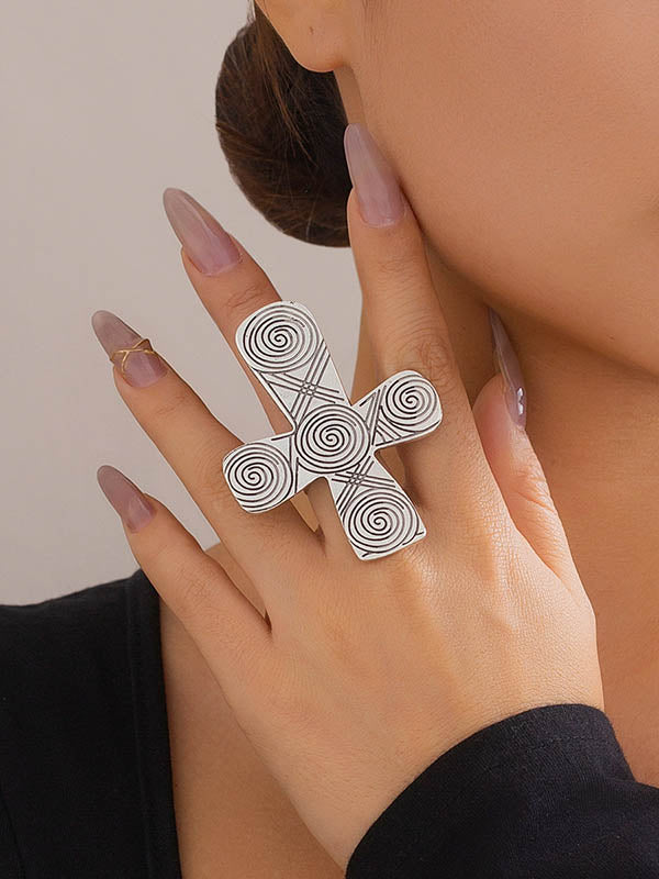Bague géométrique