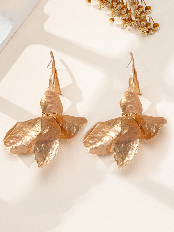 Boucles d'oreilles en forme de fleur
