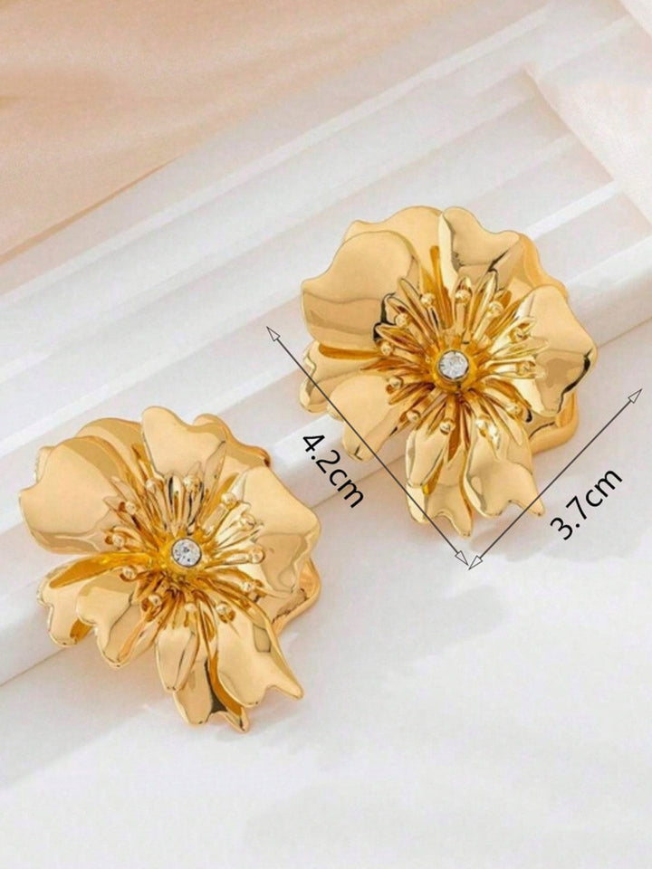 Boucles d'oreilles en forme de fleur