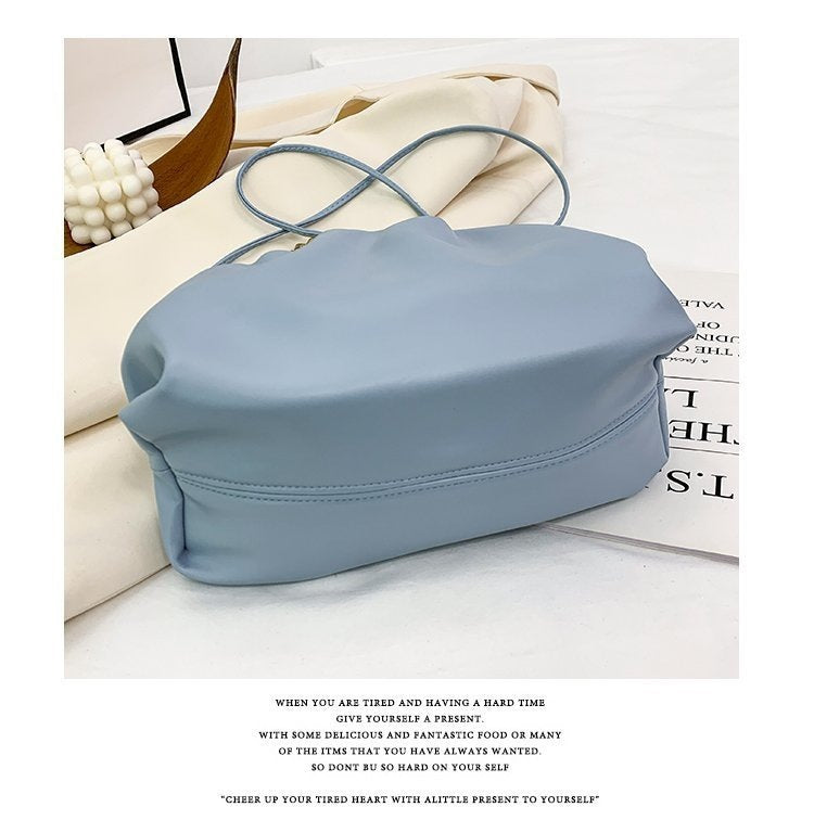 Sac bandoulière à fermeture éclair, à chaîne, couleur unie