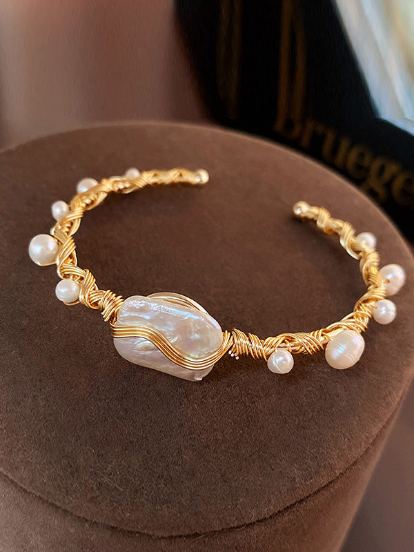 Bracelet à perles, à empiècements