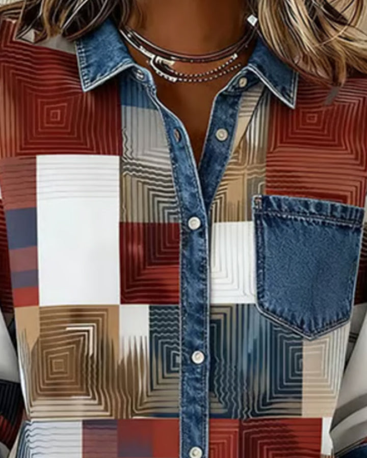 Lea | Chemisier moderne pour femmes avec un col tendance