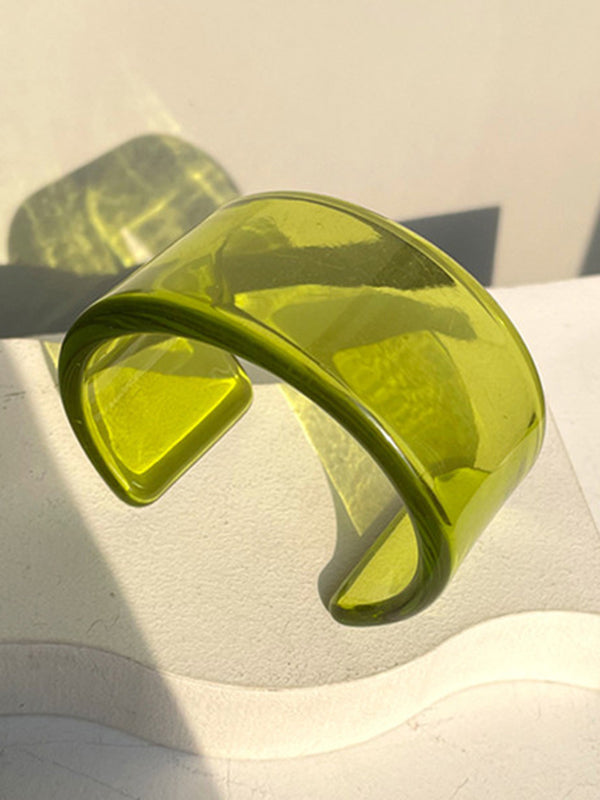 Bracelet géométrique couleur unie