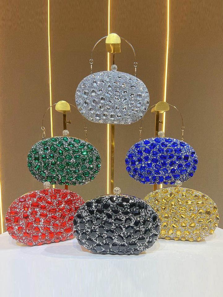Sac à main à chaîne, à strass