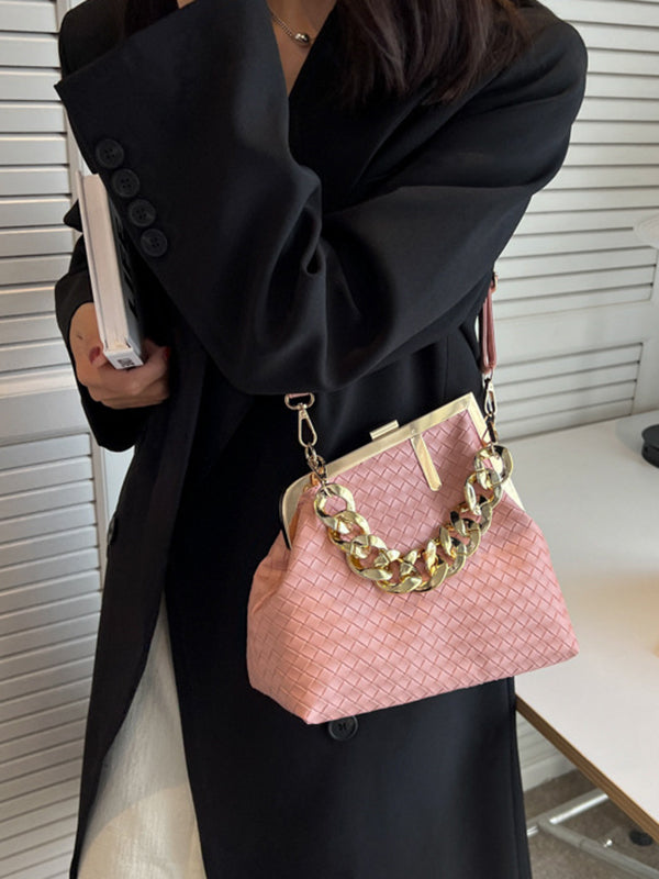 Sac à main géométrique à chaîne