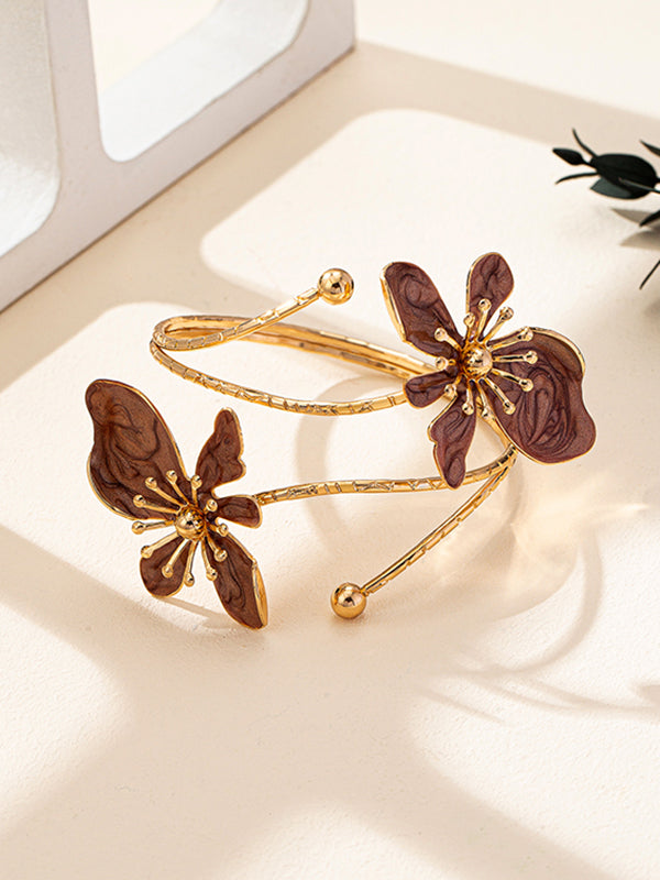 Bracelet réglable en forme de fleur