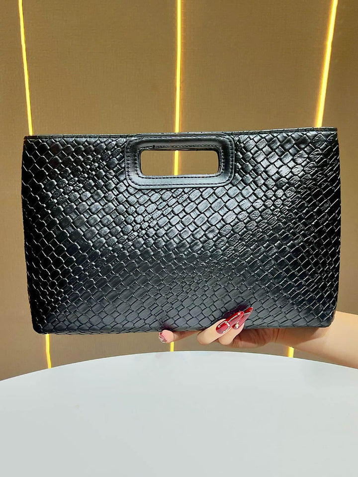 Chaînes Sacs à bandoulière en peau de serpent brillant géométrique Sacs de soirée & Pochettes