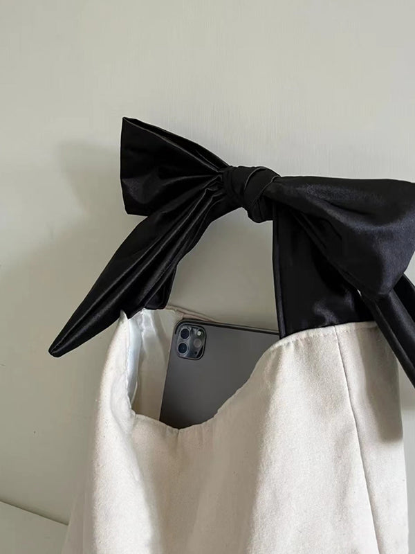 Sacs à empiècements avec nœud papillon Sacs Accessoires Sacs à bandoulière