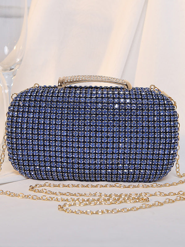 Sac à main à chaîne, à strass