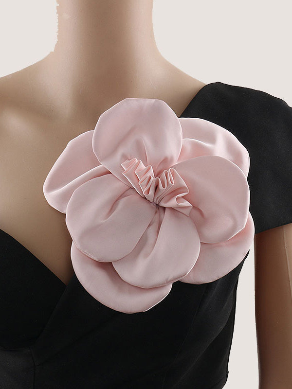 Broche à fleurs en 3D